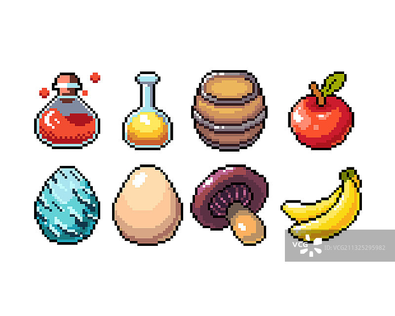 8位像素图形图标素材图片素材