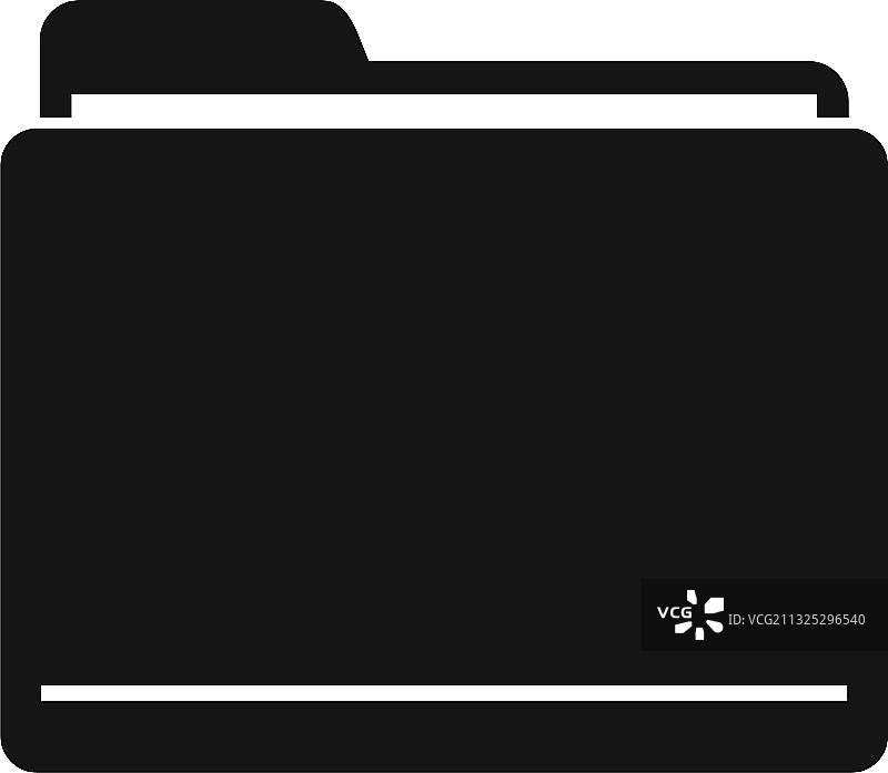 存储电脑文件夹图标简约风格图片素材