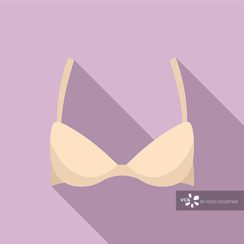 胸罩尺寸图标扁平风格图片素材