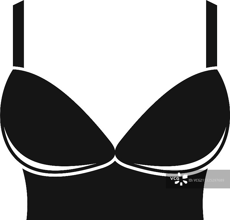 胸罩尺寸图标简约风格图片素材