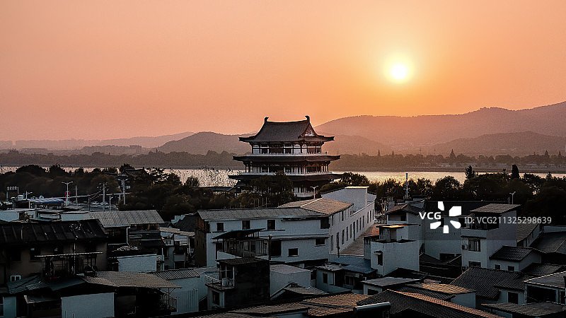 杜甫江阁图片素材