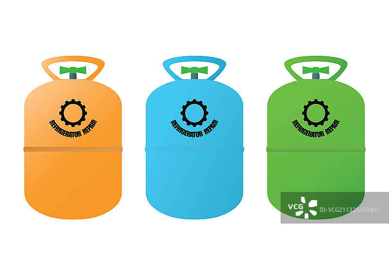 用于维修冰箱的燃气罐图片素材