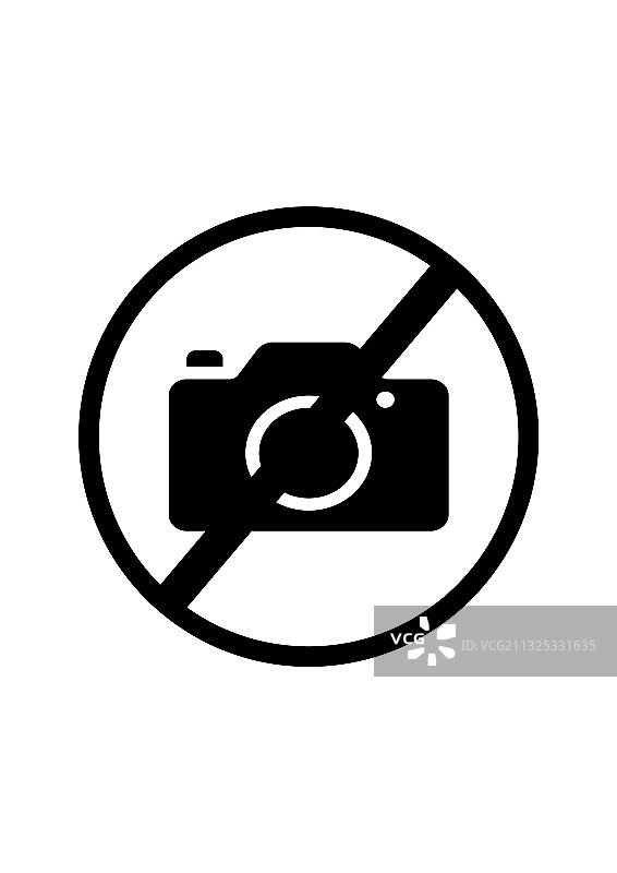 禁止拍照的相机图片素材