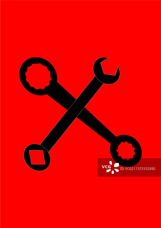 用于锁匠维修工作的手动扳手图片素材