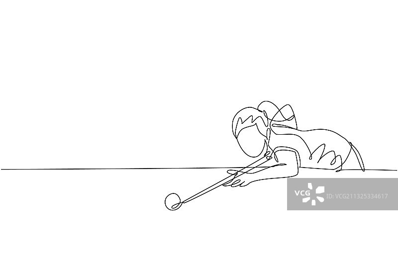 年轻美女单线连续绘图图片素材