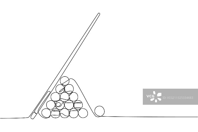 三角形金字塔一笔画图片素材