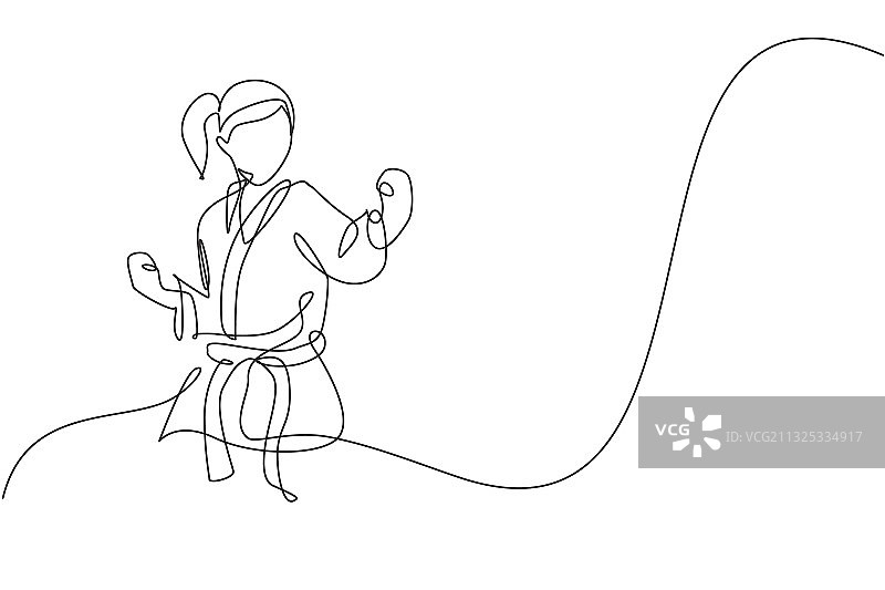 一笔画：年轻有才华图片素材