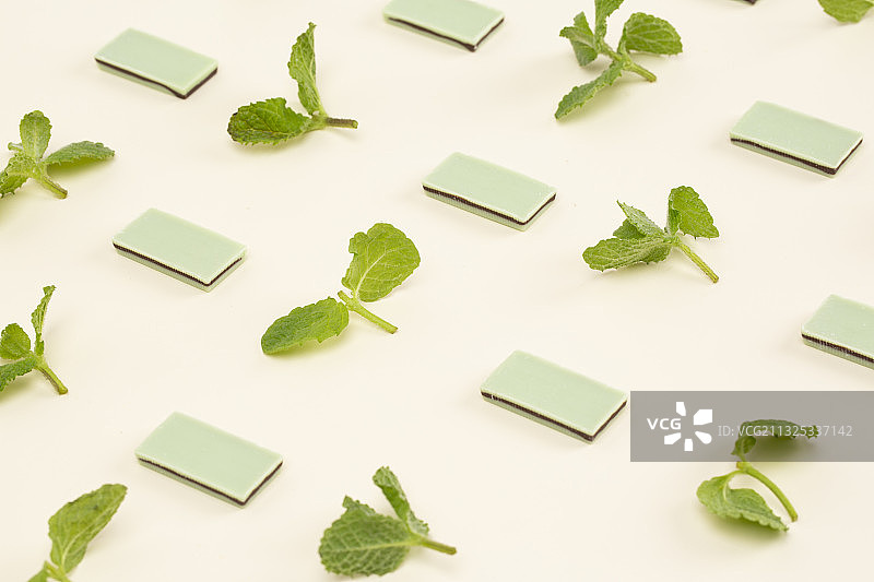 薄荷巧克力系列图片素材