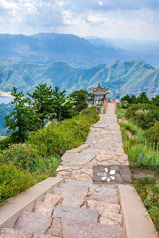 中国山西大同北岳恒山邈幽亭图片素材