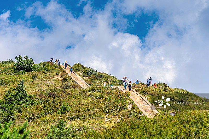 中国山西大同北岳恒山之巅图片素材