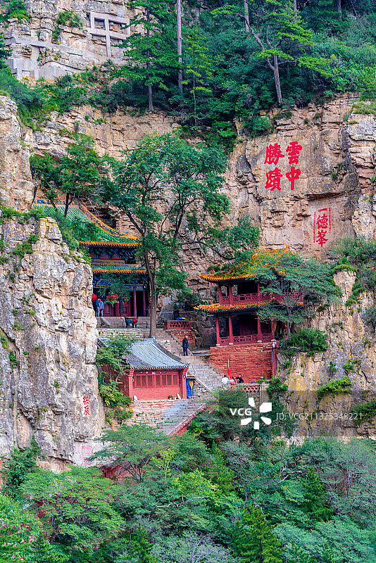 中国山西大同北岳恒山图片素材