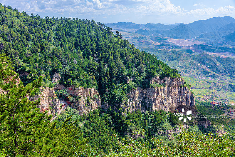 中国山西大同北岳恒山山景图片素材