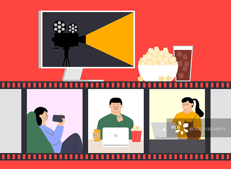 线上视频求职面试图片素材