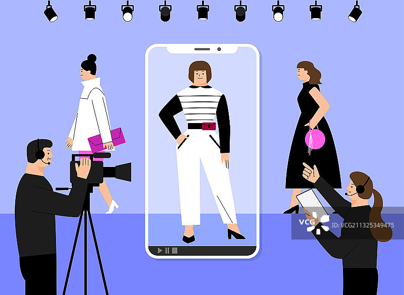 线上视频求职面试图片素材