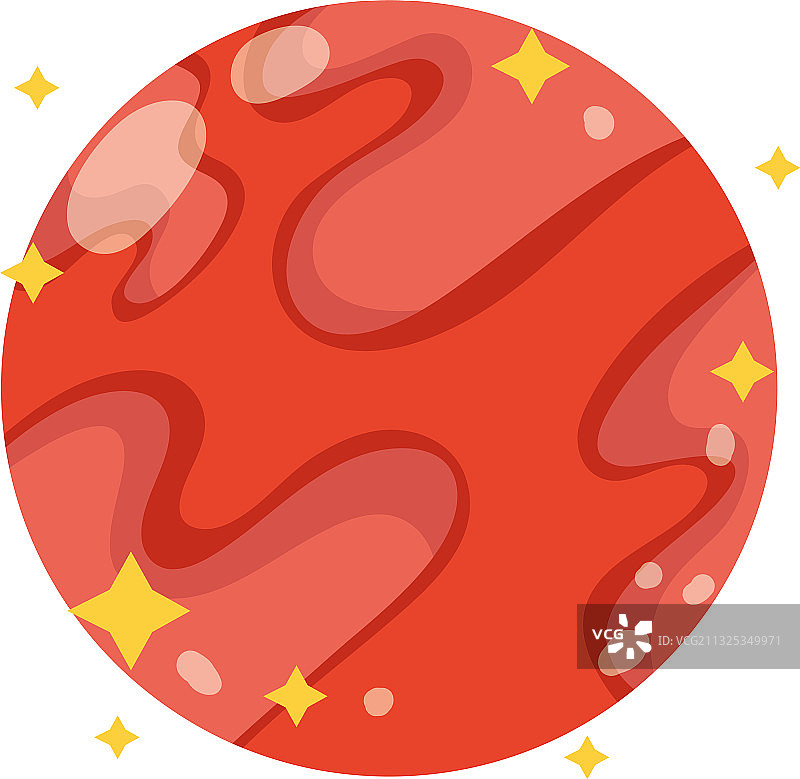 卡通火星太空星系天文学图片素材