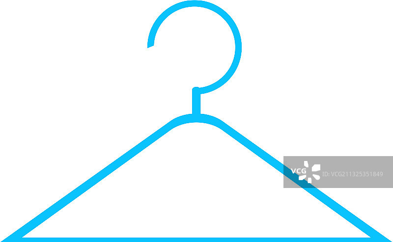 扁平风格衣架图标图片素材