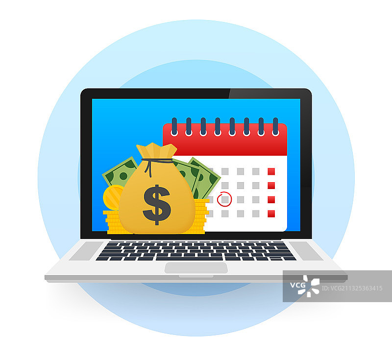 税务日概念：支付日期或发薪日贷款图片素材