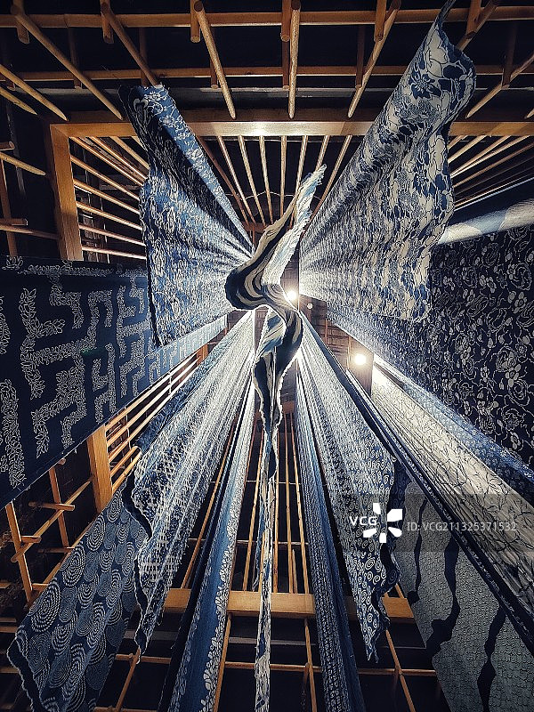 开染坊的图片素材