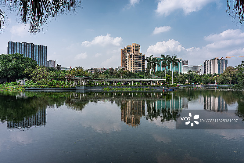 流花湖的春天图片素材