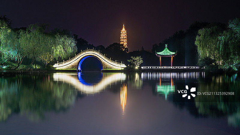 扬州瘦西湖Slender West Lake图片素材