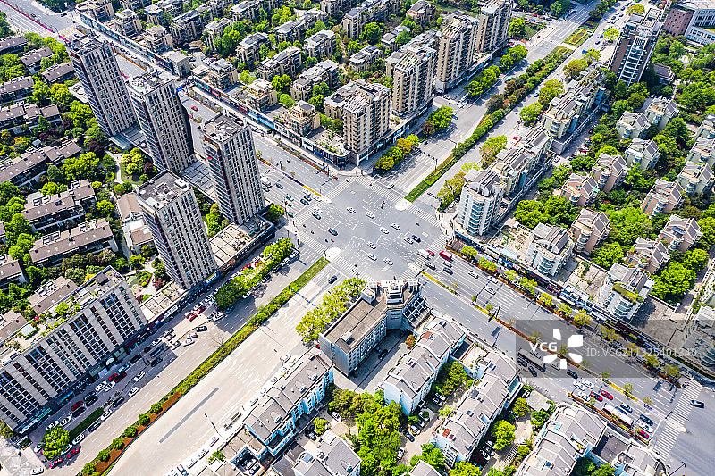 杭州临平区城市风光图片素材