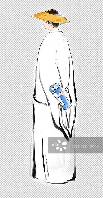 古代诗人李白图片素材