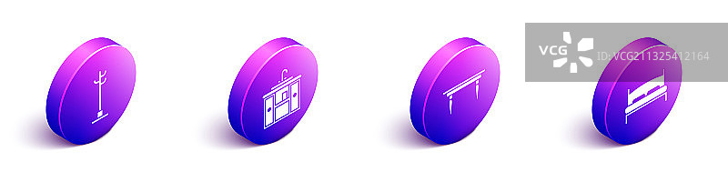 2.5D衣帽架洗脸盆柜图片素材