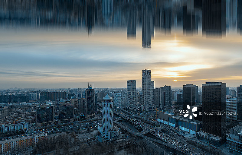 北京国贸桥图片素材