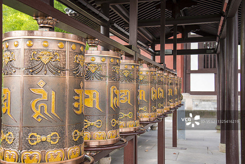 普照禅寺转经筒 绍兴图片素材