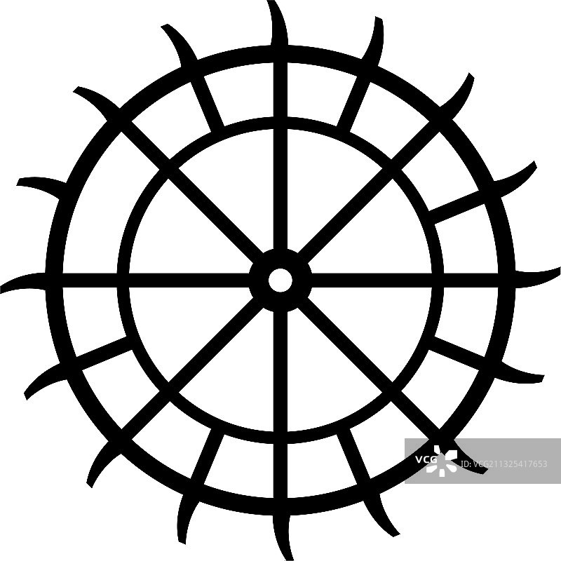 水车能量转换机图片素材