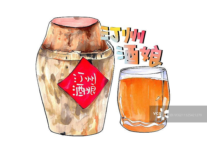 汀洲酒娘 酒酿福建长汀客家美食 传统美食图片素材