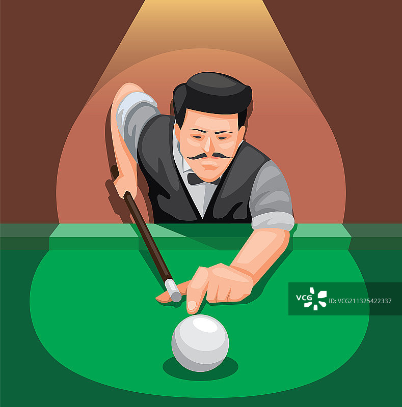 台球职业选手击球姿势图片素材