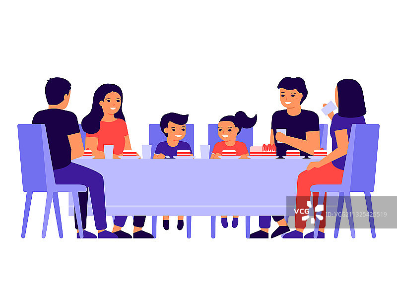 年轻人和儿童团体坐在一起图片素材