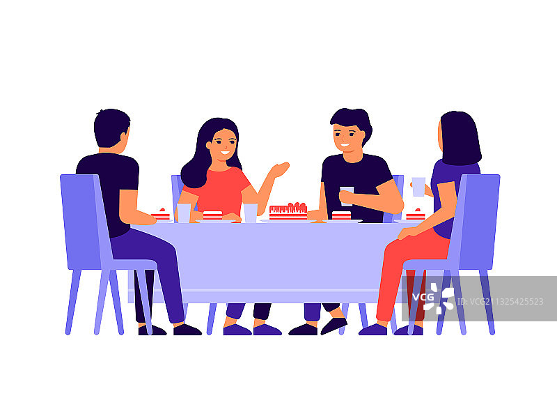 年轻人聚集在一起图片素材