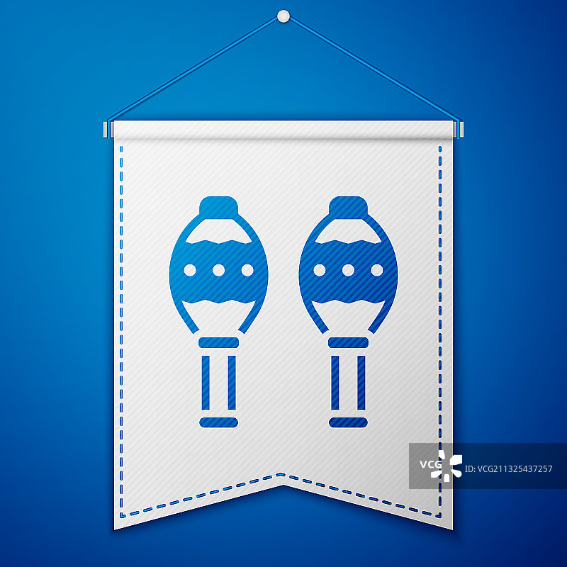 蓝色沙锤图标图片素材