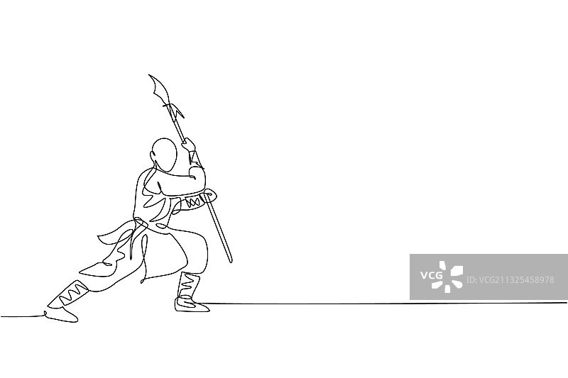 充满活力的年轻人单线绘画图片素材