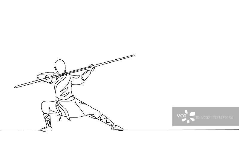 充满活力的年轻人单线绘画图片素材