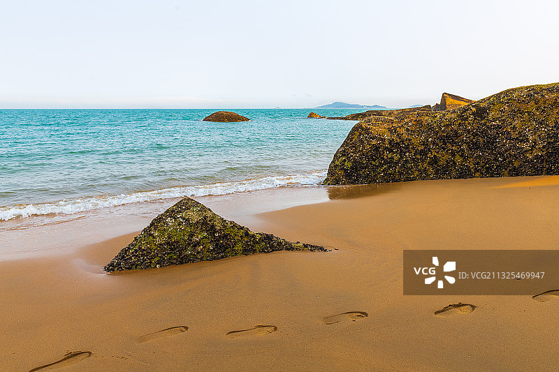 厦门黄厝海滩图片素材