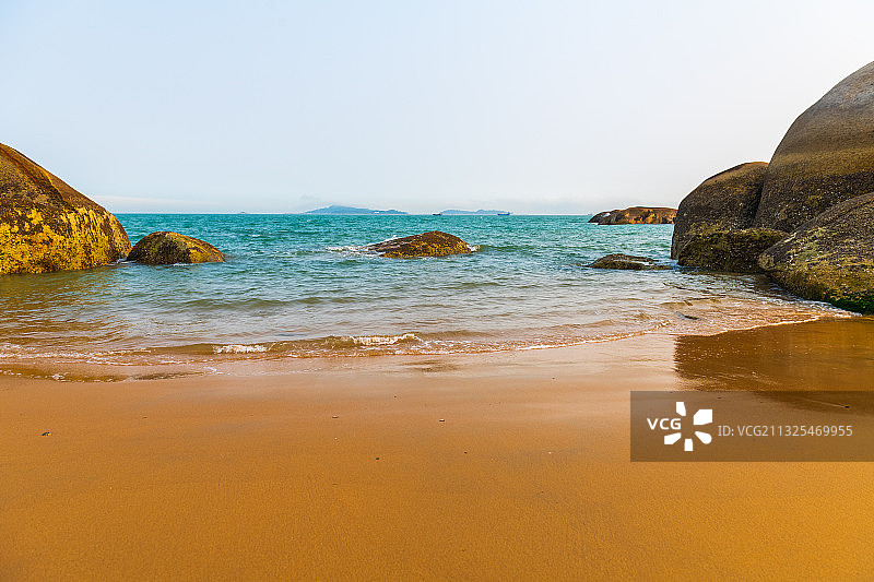 厦门黄厝海滩图片素材