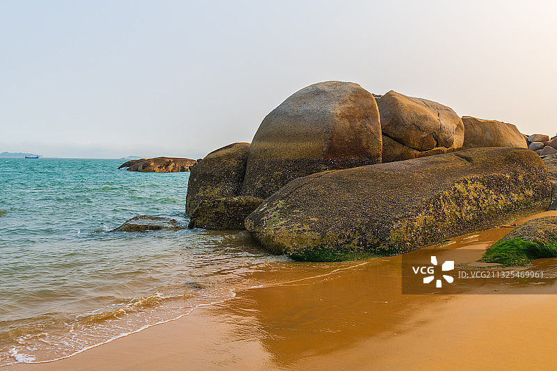 厦门黄厝海滩图片素材