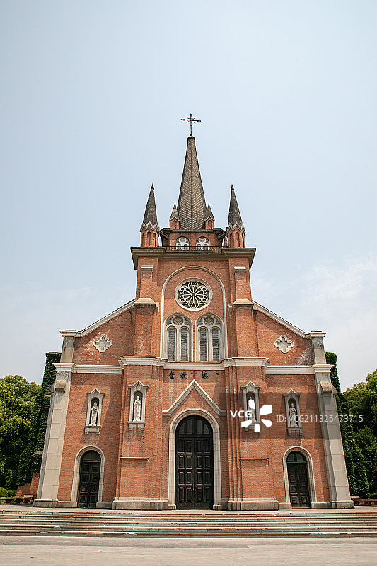 夏日教堂 车墩图片素材