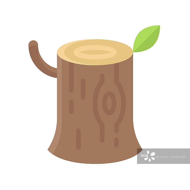 感恩节相关树桩图标图片素材