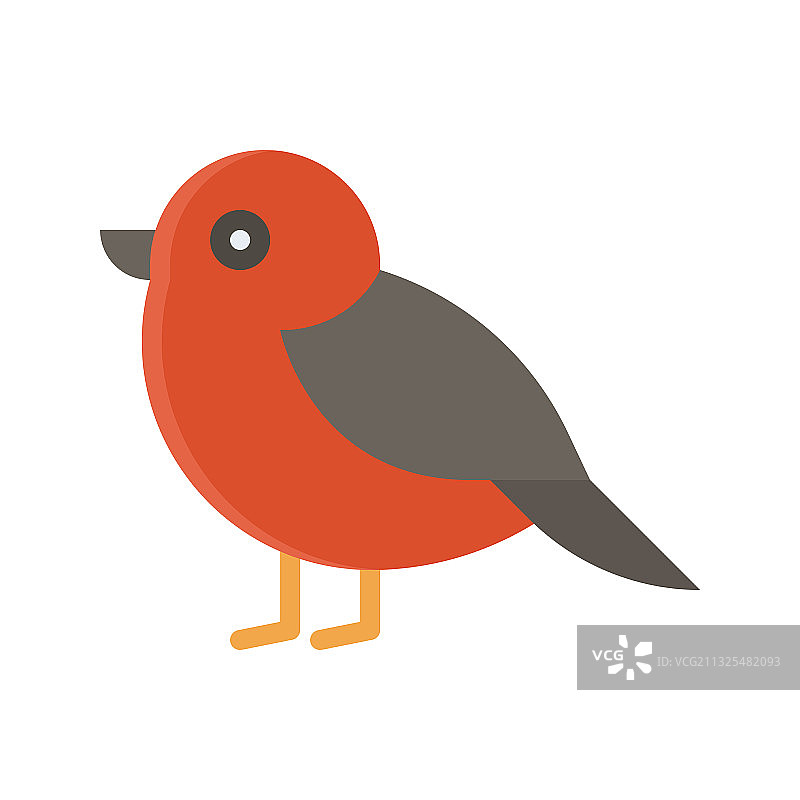 红知更鸟图标感恩节相关图片素材