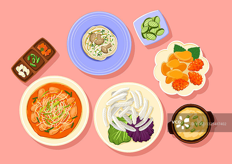 春季韩餐图片素材