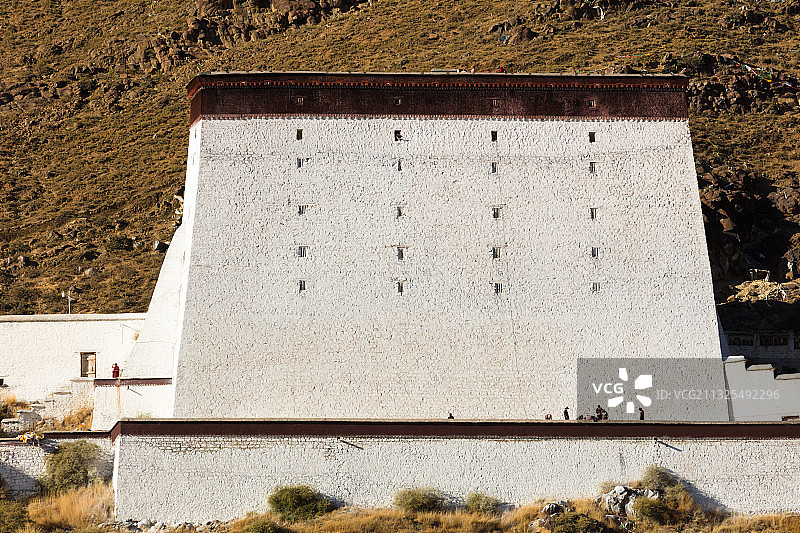 西藏日喀则市扎什伦布寺图片素材