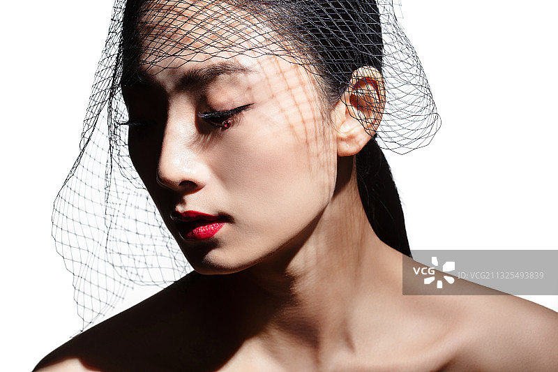 时尚个性妆面美女图片素材