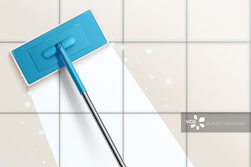 拖把清洁瓷砖地板图片素材