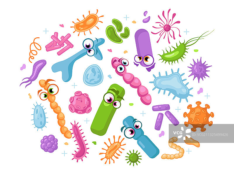 病毒微生物感染中的益生菌图片素材