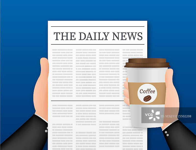 空白日报模型图片素材