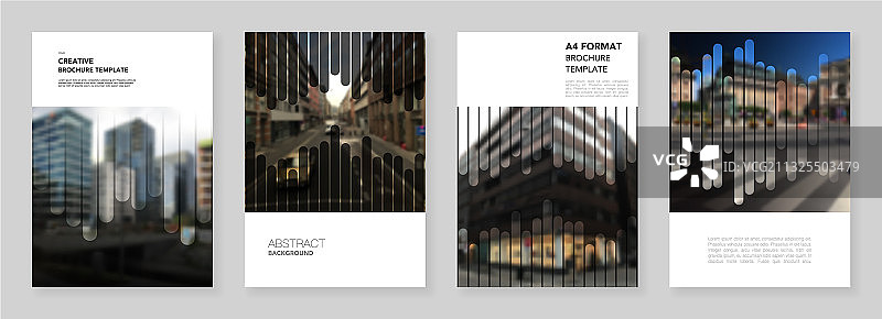 A4宣传册封面设计模板图片素材